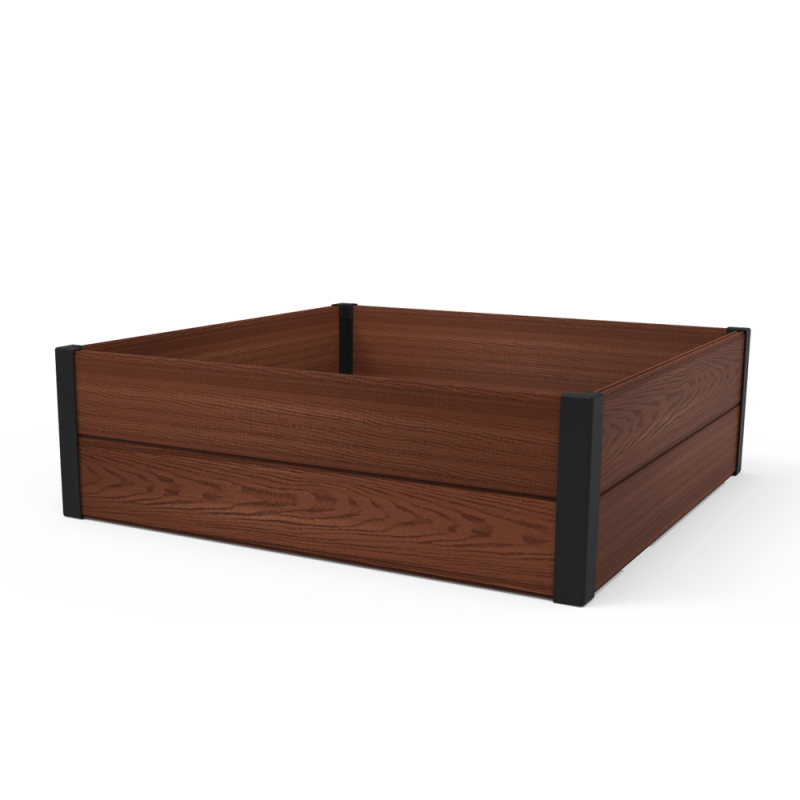 Vyvýšený záhon Keter Maple square 106 x 106 x 32 cm, hnědý wpc dřevoplast